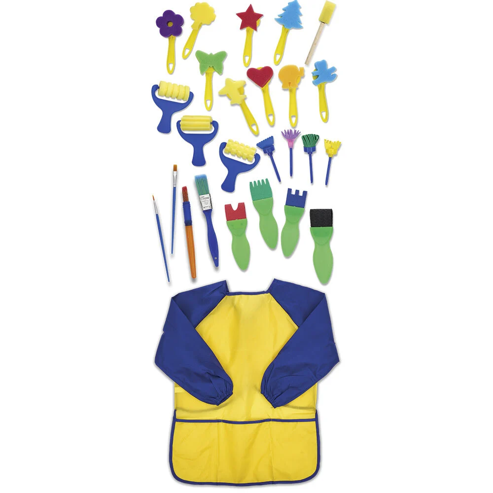 Kit atelier de peinture Tablier et accessoires