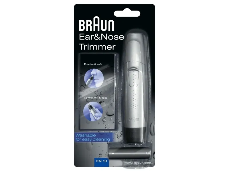Braun Exact EN 10 - Næsehårs Trimmer - trådløs - sølv/sort