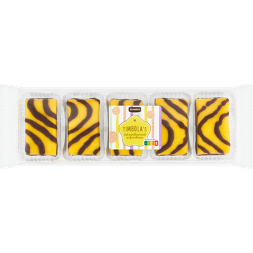 Jumbo Timbola's met Vanillesmaak en Frambozen 225 g