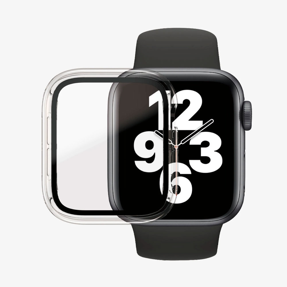Apple Watch (40mm) Antibakterieller Hardcase Bumper   Display Schutzfolie (3642) - Transparent