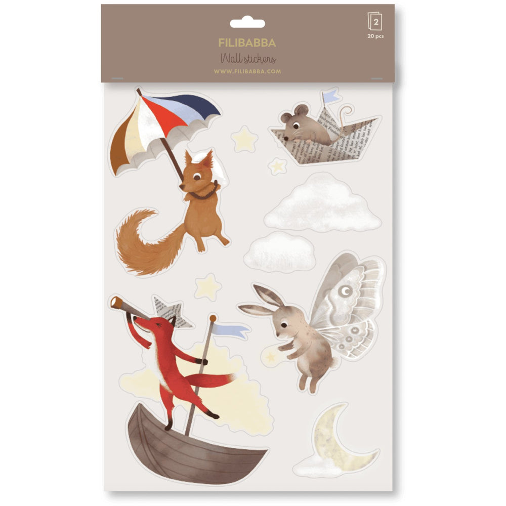 Køb FILIBABBA Dreamy Adventurers Wallstickers