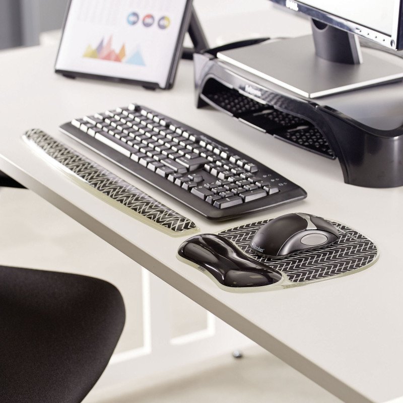 Tapis de souris Fellowes Gel Chevron