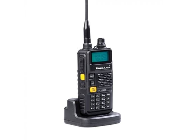 Midland CT590 S, Profesjonell mobilradio (PMR), 128 kanaler, VHF 144 - 146/ UHF 430 - 440, LCD, 2-pin Kenwood, Built-in