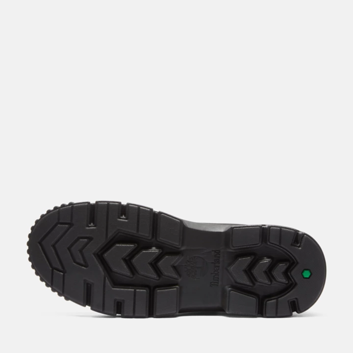 Bota feminina Greyfield em couro preto.