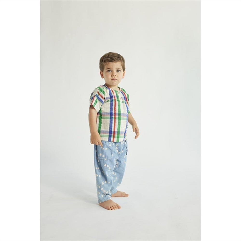Køb Bobo Choses Baby Madras Checks Woven Skjorte Short Sleeve Multicolor