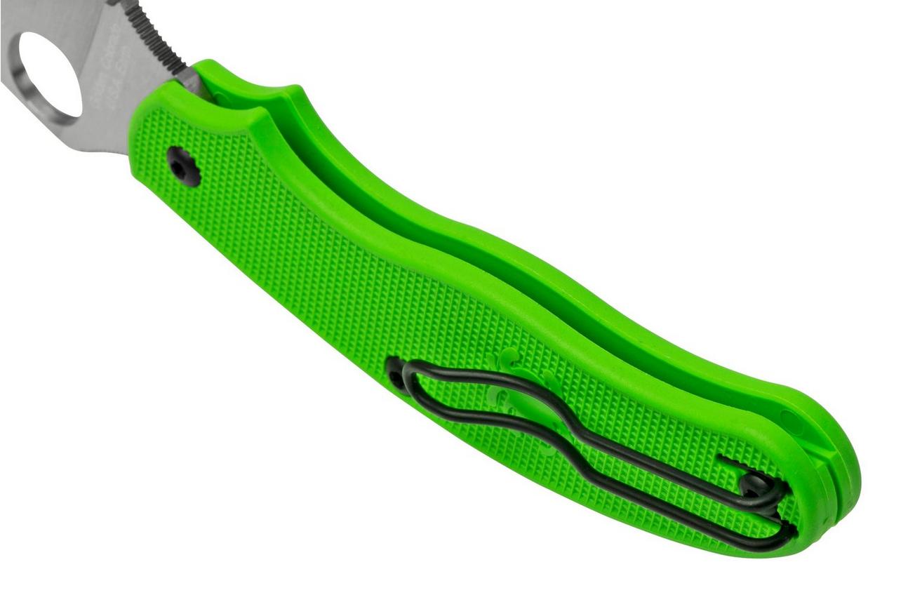 Spyderco UK Penknife Salt Green LC200N C94PGR  zakmes