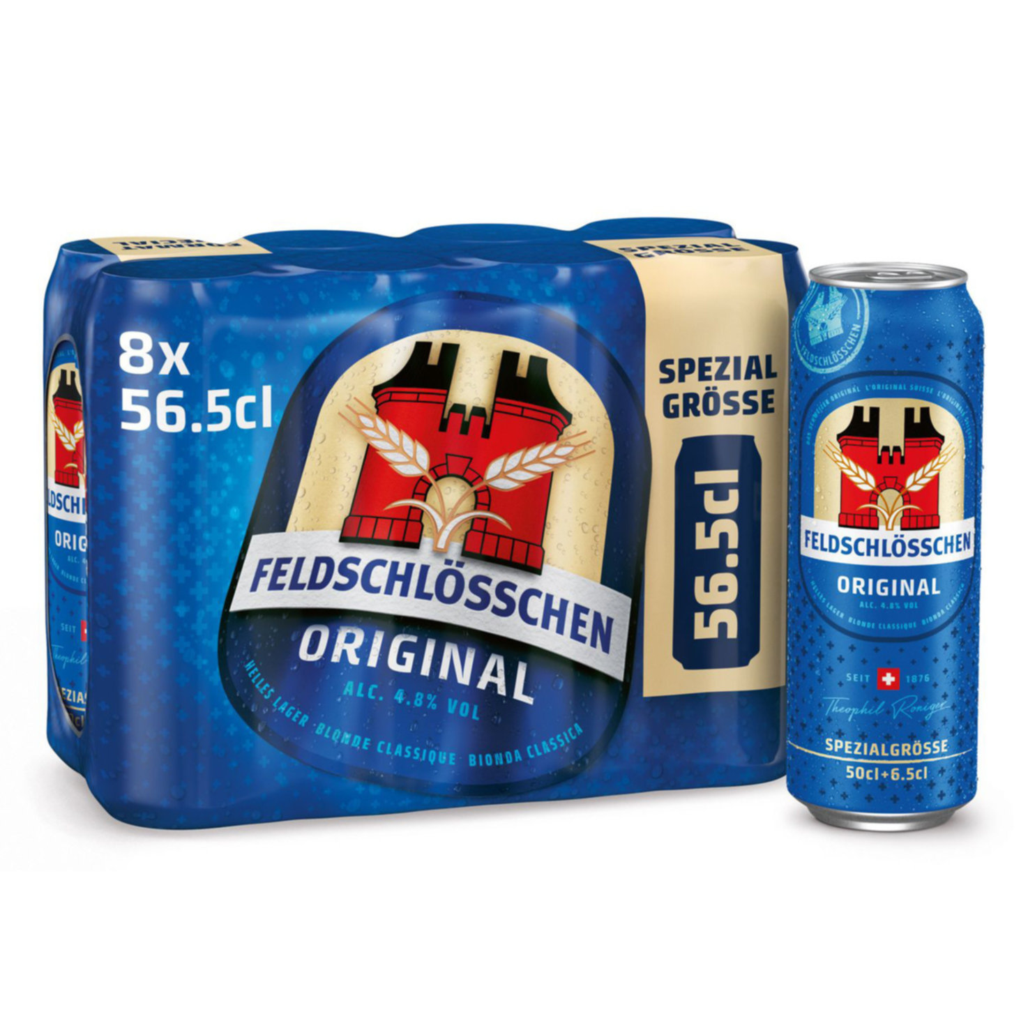 Feldschlösschen Original Lager Bier 8x56.5cl -452cl