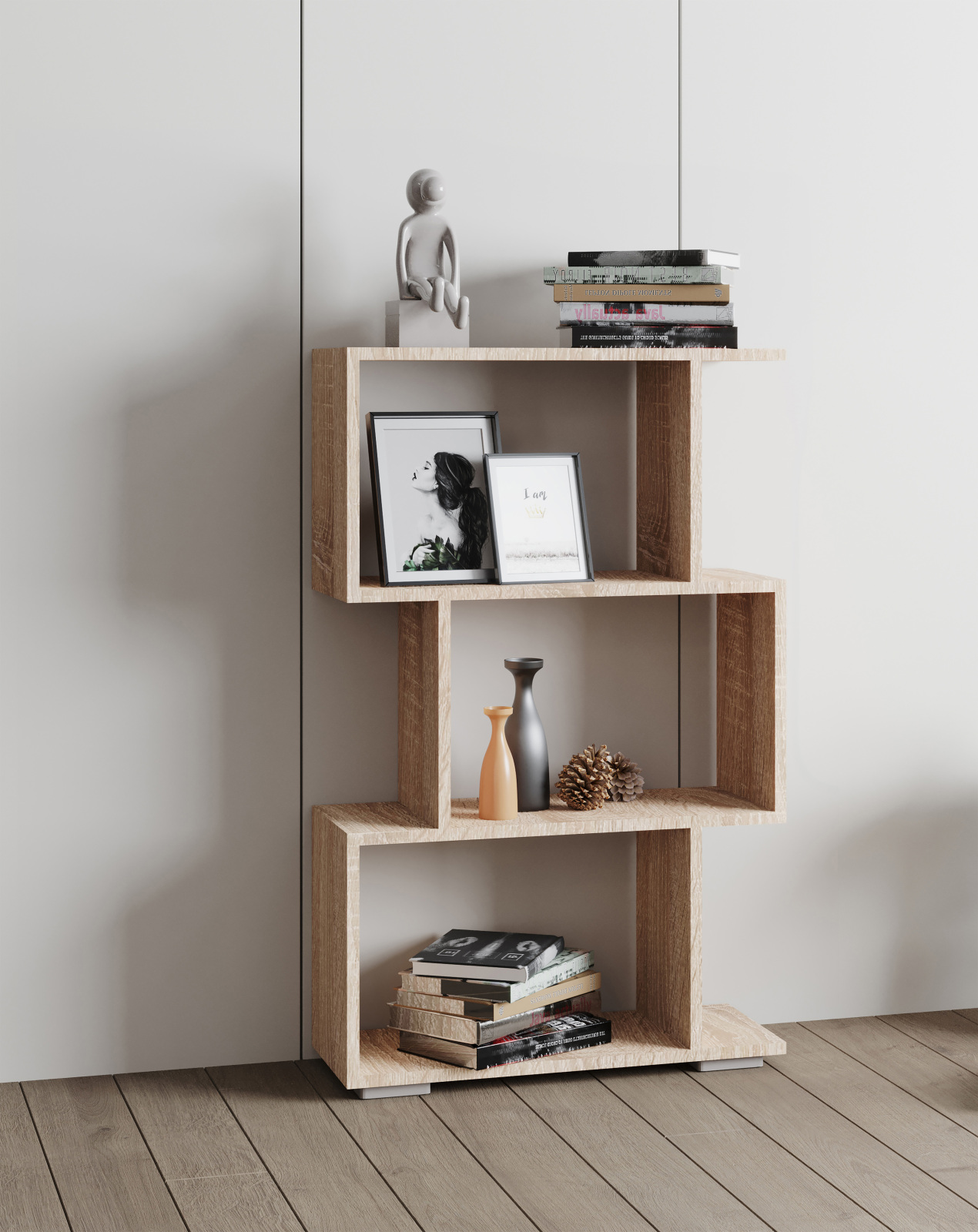 Regal PALUSA M - Sonoma Eiche - 60x97 cm