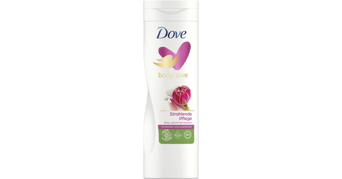 Dove Body Lotion Strahlende Pflege