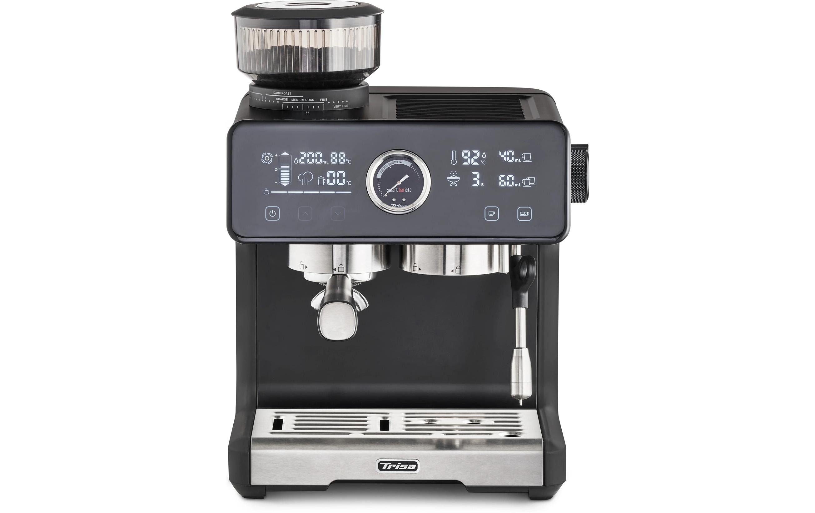 Siebträgermaschine Smart Barista Schwarz<br>Espressomaschine