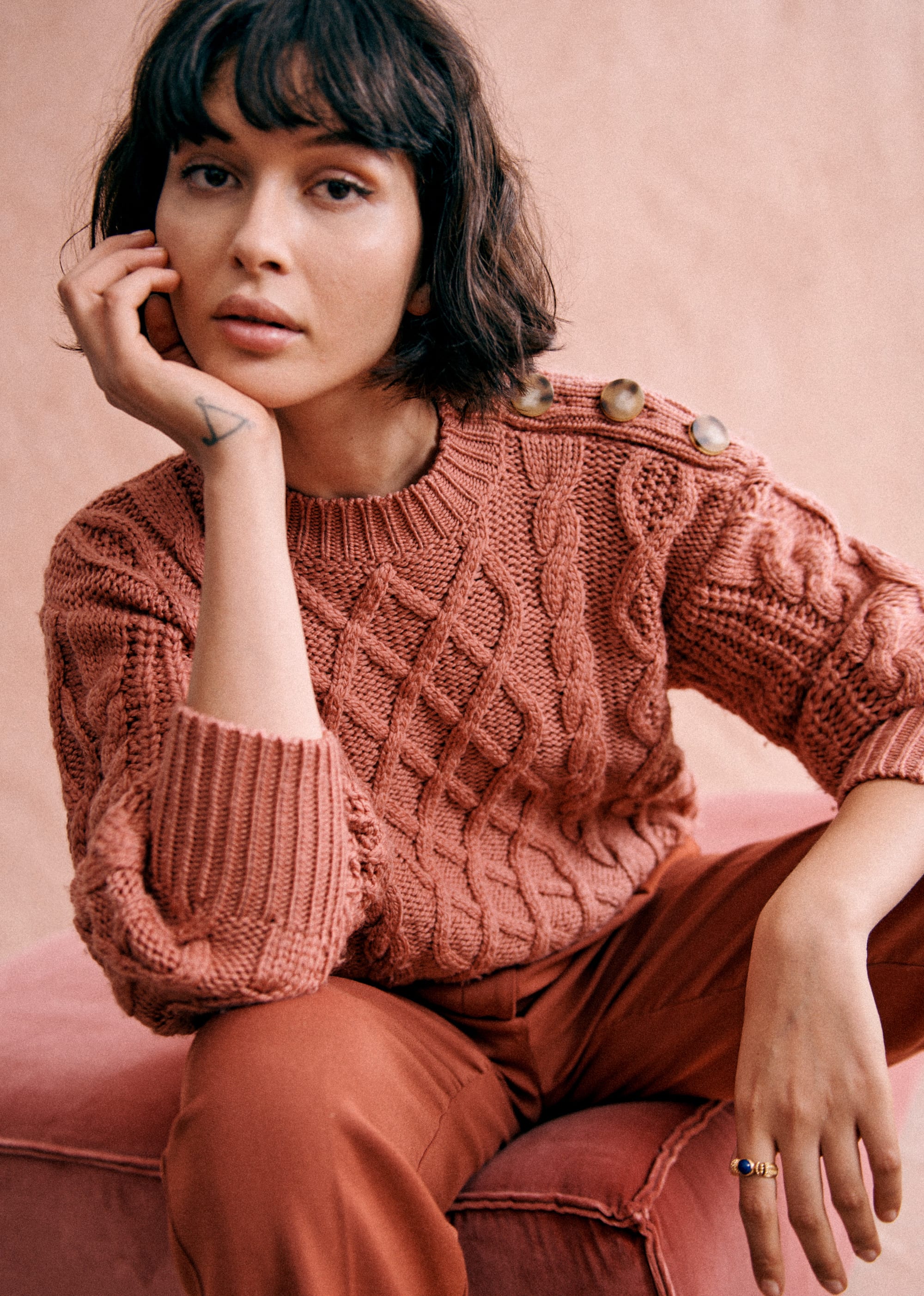 Pull James - Bois De Rose - E-SHOP/MAILLE 5905421