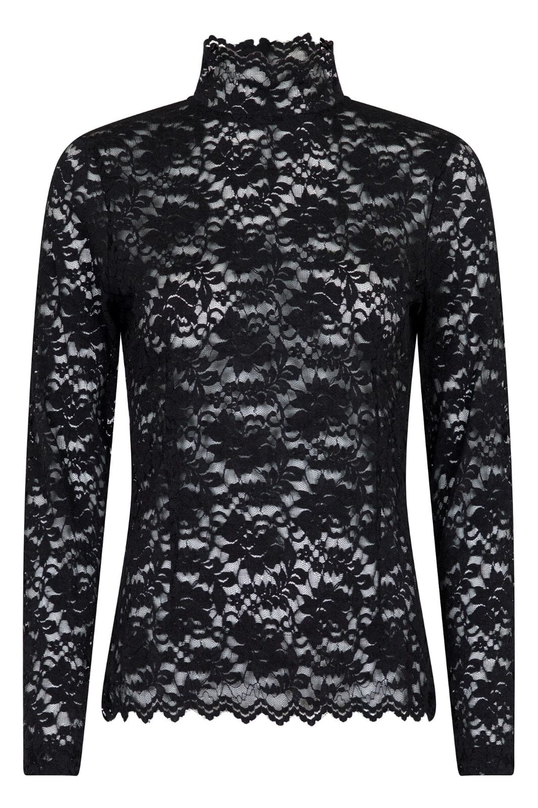 Neo Noir Liza Laceflower Blouse black