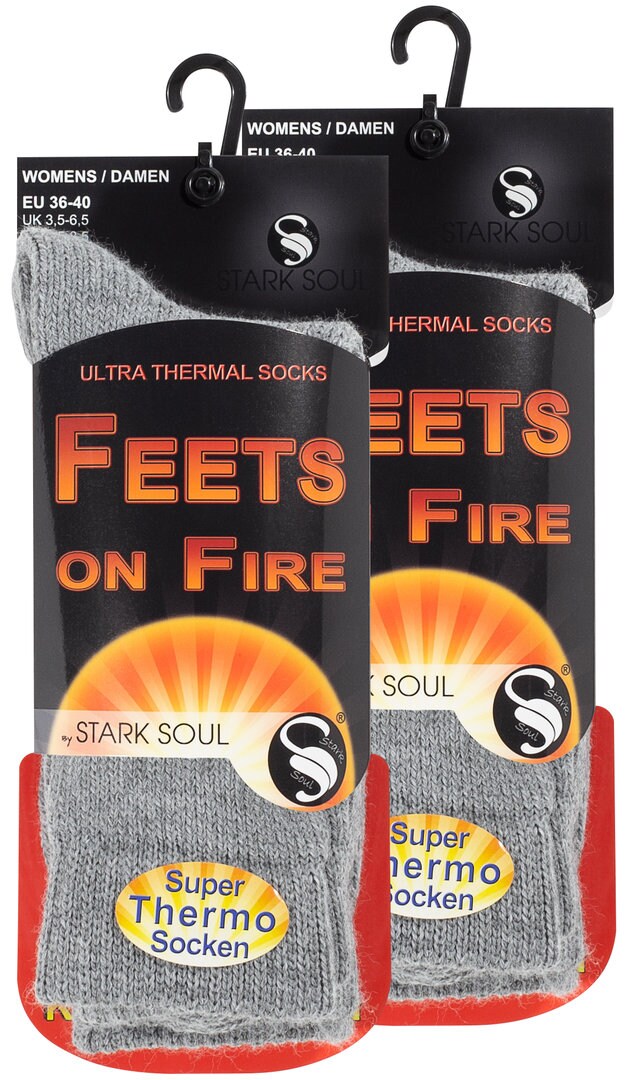 Stark Soul® Thermo Socken 2er Pack FEETS on FIRE