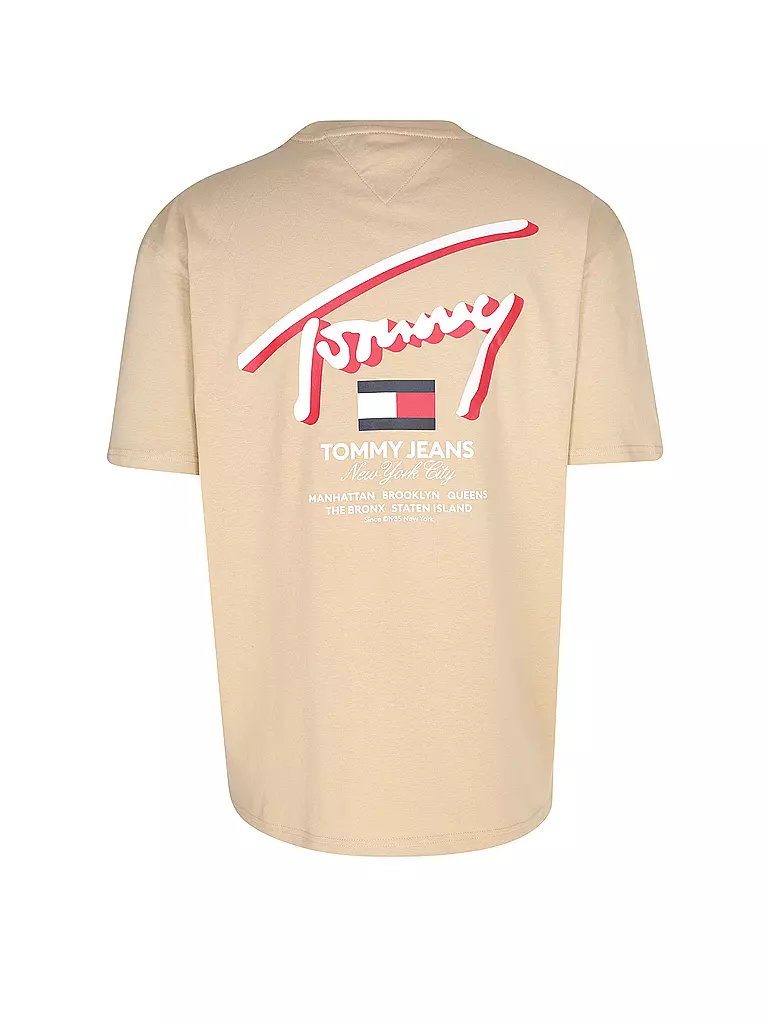 TOMMY JEANS T-Shirt camel