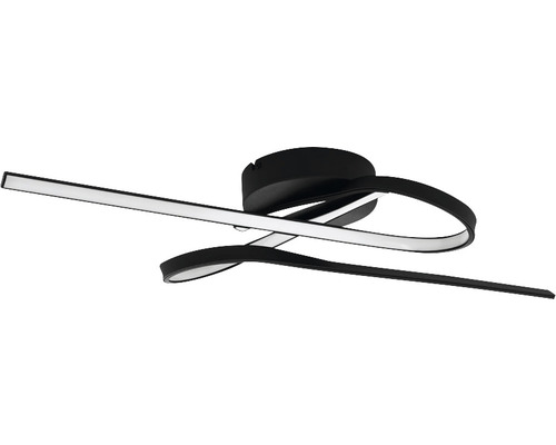 LED plafondlamp 19W 2700 lm 3000K 69x28 cm Selvina 1 zwart/wit