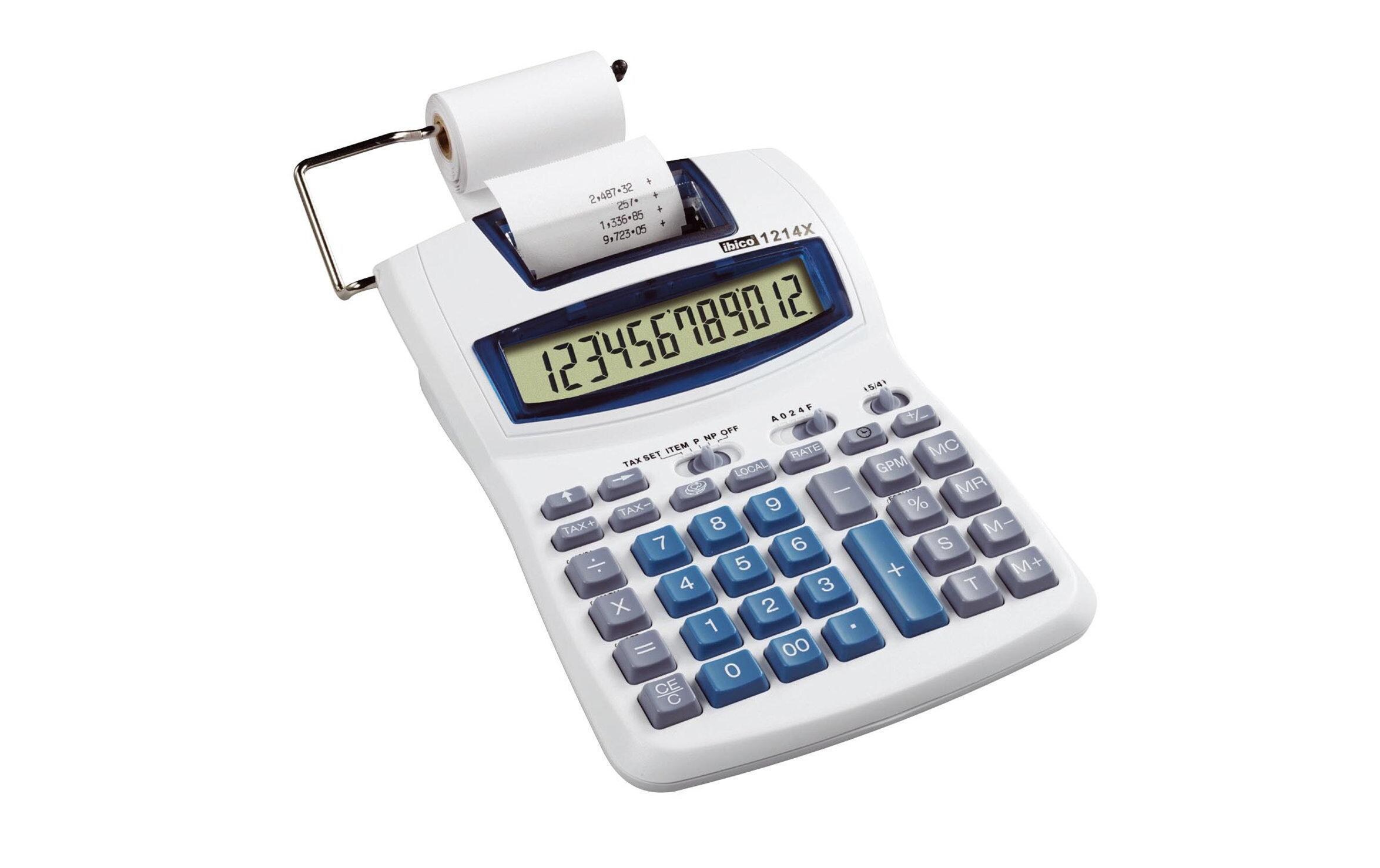 Bürorechner 1214X mit DruckfunktionDruckender Tischrechner