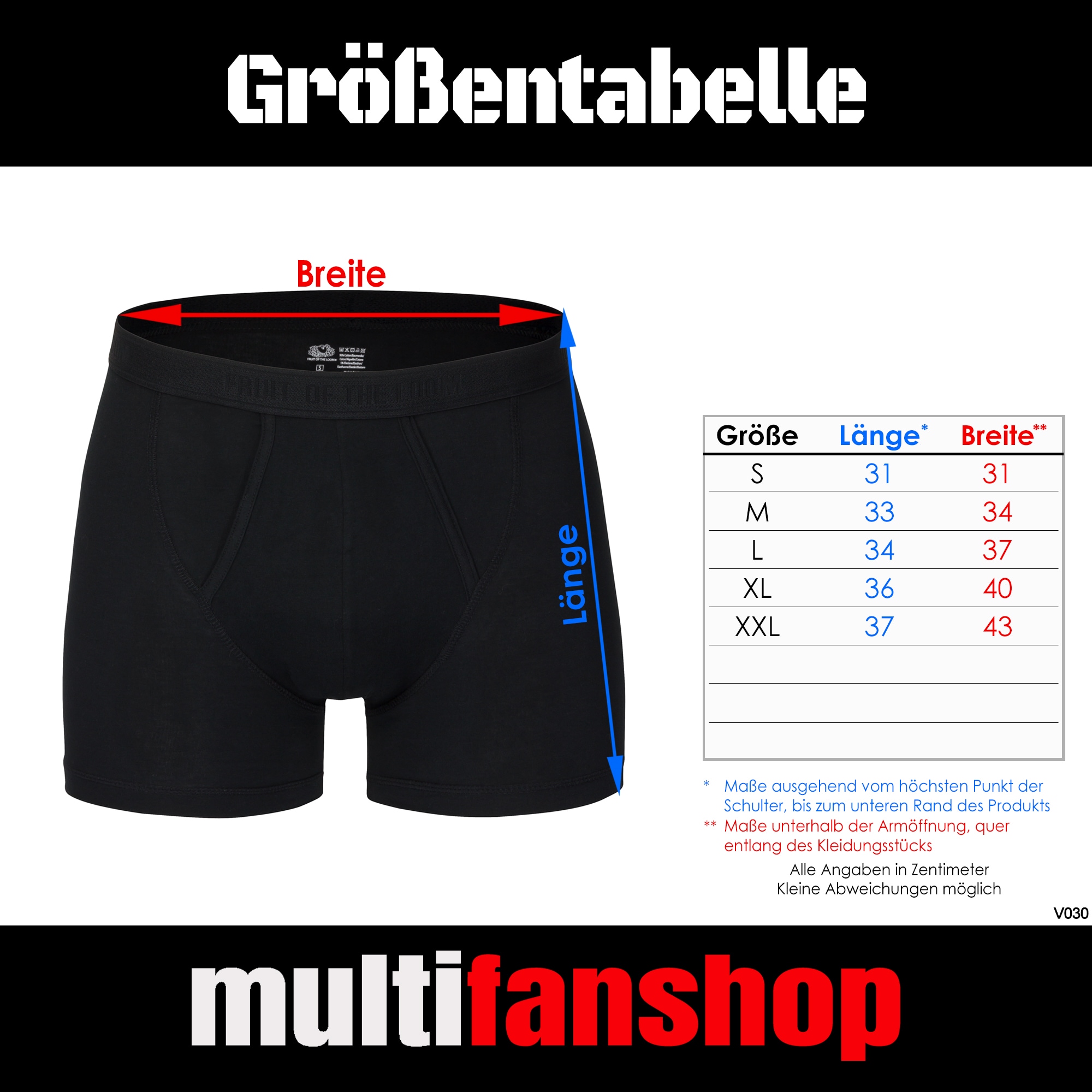 multifanshop® Herren Boxer Short - Darmstadt - Herzschlag - Druck blau