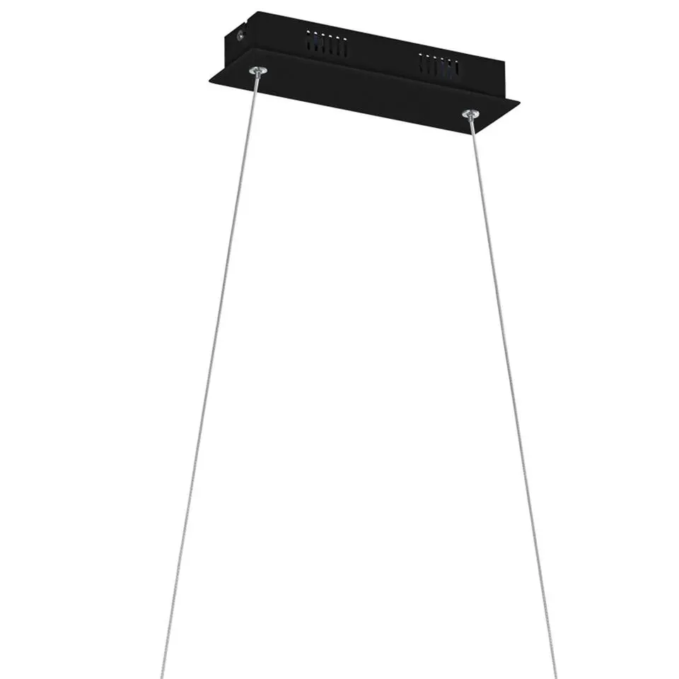 EGLO Lasana 3 Hanglamp - LED - 98,5 cm - Zwart/Wit