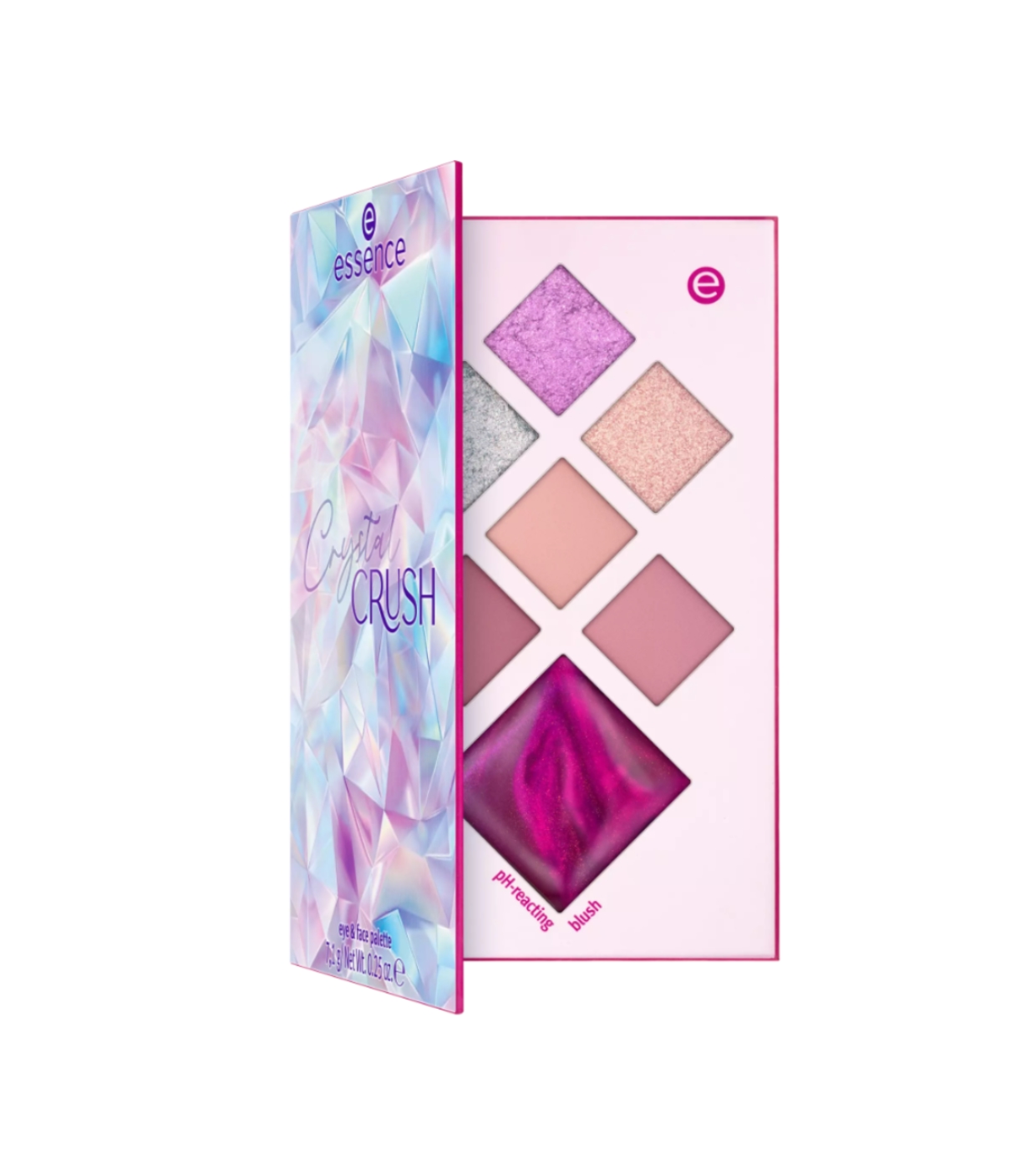 essence - *Crystal Crush* - Paleta de sombras para olhos e rosto