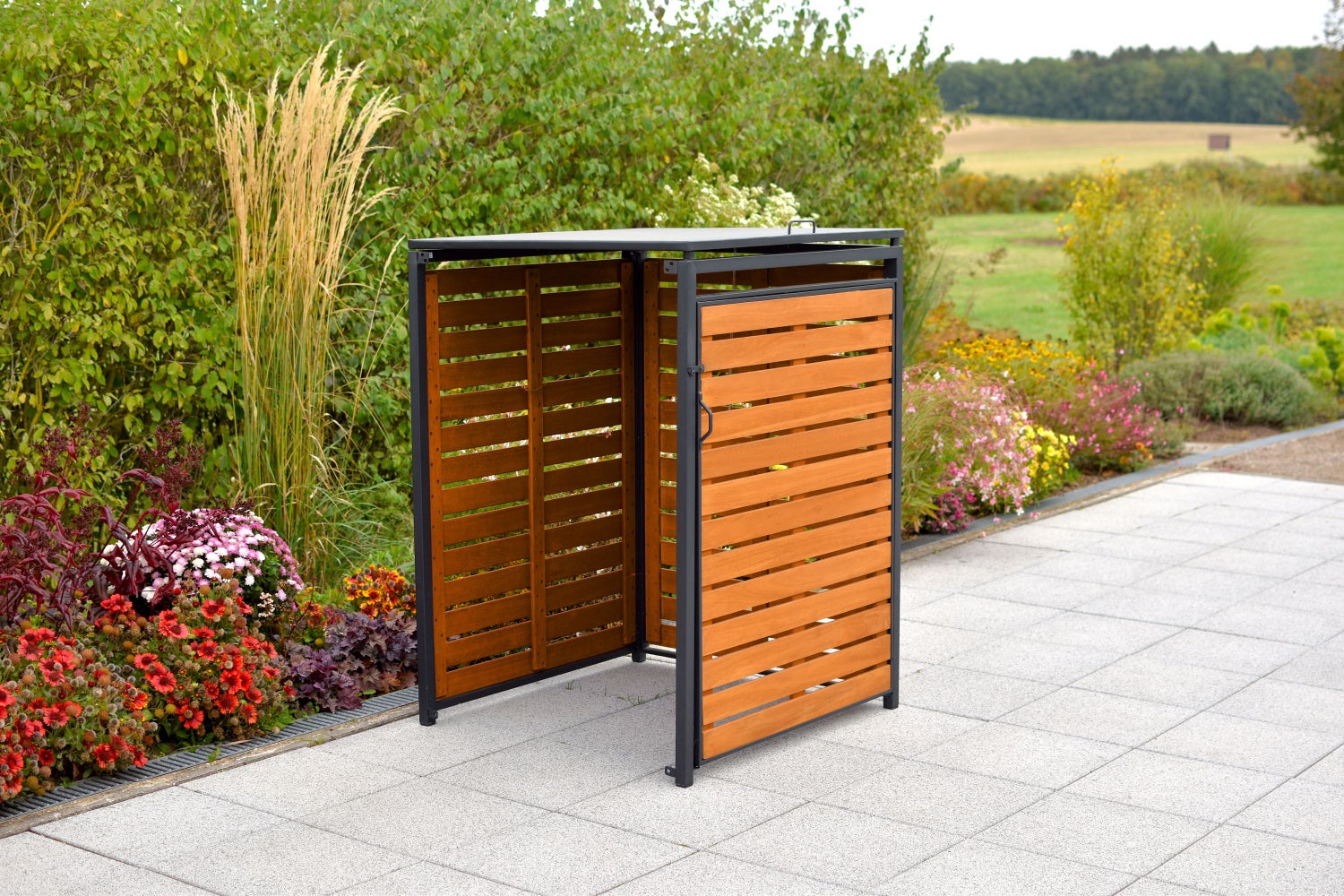 Afdekzeilverlenging, 80-120 liter, aluminium/eucalyptus