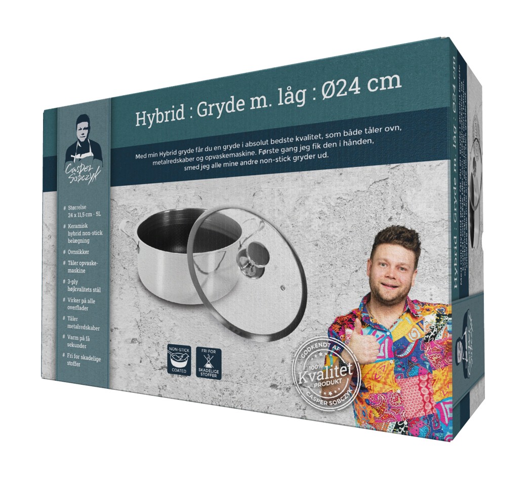 Sobczyk - Hybrid Gryde m. låg Ø24cm