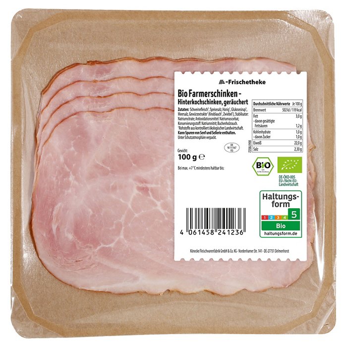 Bio-Farmer Schinken 100 g
