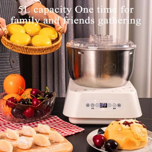Machine à pâte 3 en 1, étuve de pâte avec Fermentation thermostatique, pétrissage Rapide de 15 Minutes, minuterie Intelligente, Seau à Nouilles en Acier Inoxydable 304, Machine à pétrir Automatique : Cuisine et Maison