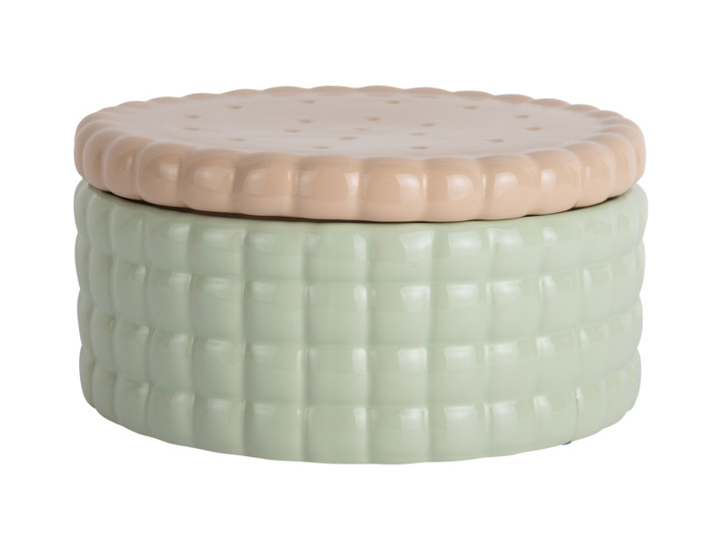 Storage Jar Biscuit Box Large PT3982LG Soft green