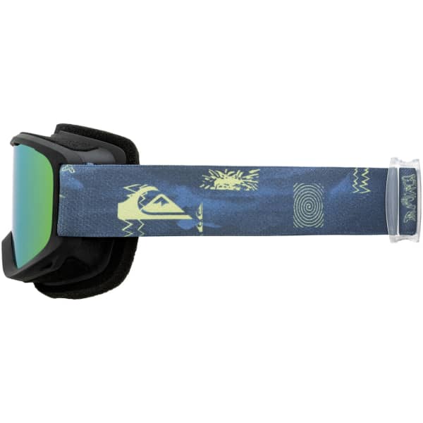 Masque de ski QUIKSILVER LITTLE GROM SHADOW CHECK/GREEN ML S3