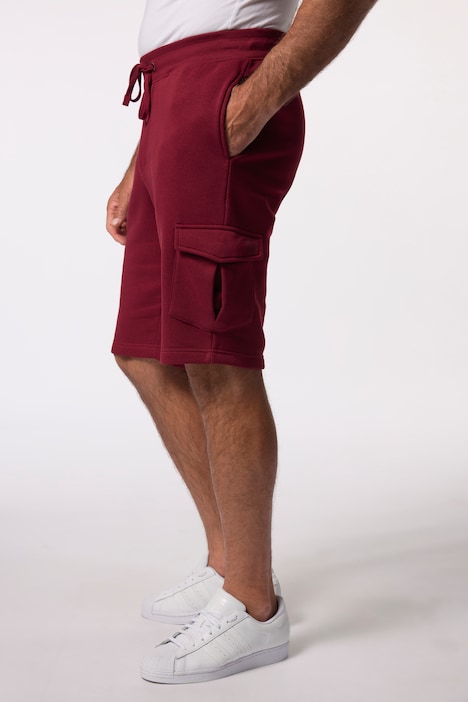 Sweat-Cargobermuda, Elastikbund, Cargotaschen