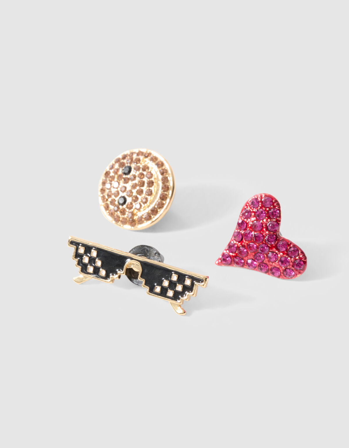 Smile Broche Set Goud