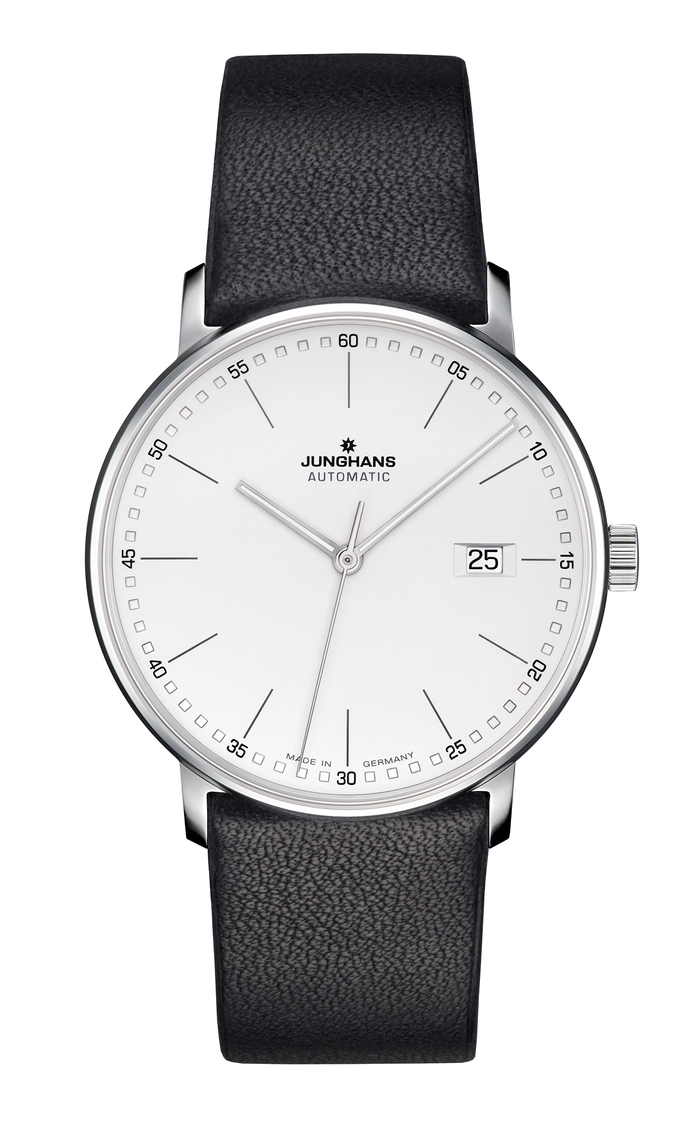 Junghans Form A Automatik Herrenuhr Schwarz 027/4730.00
