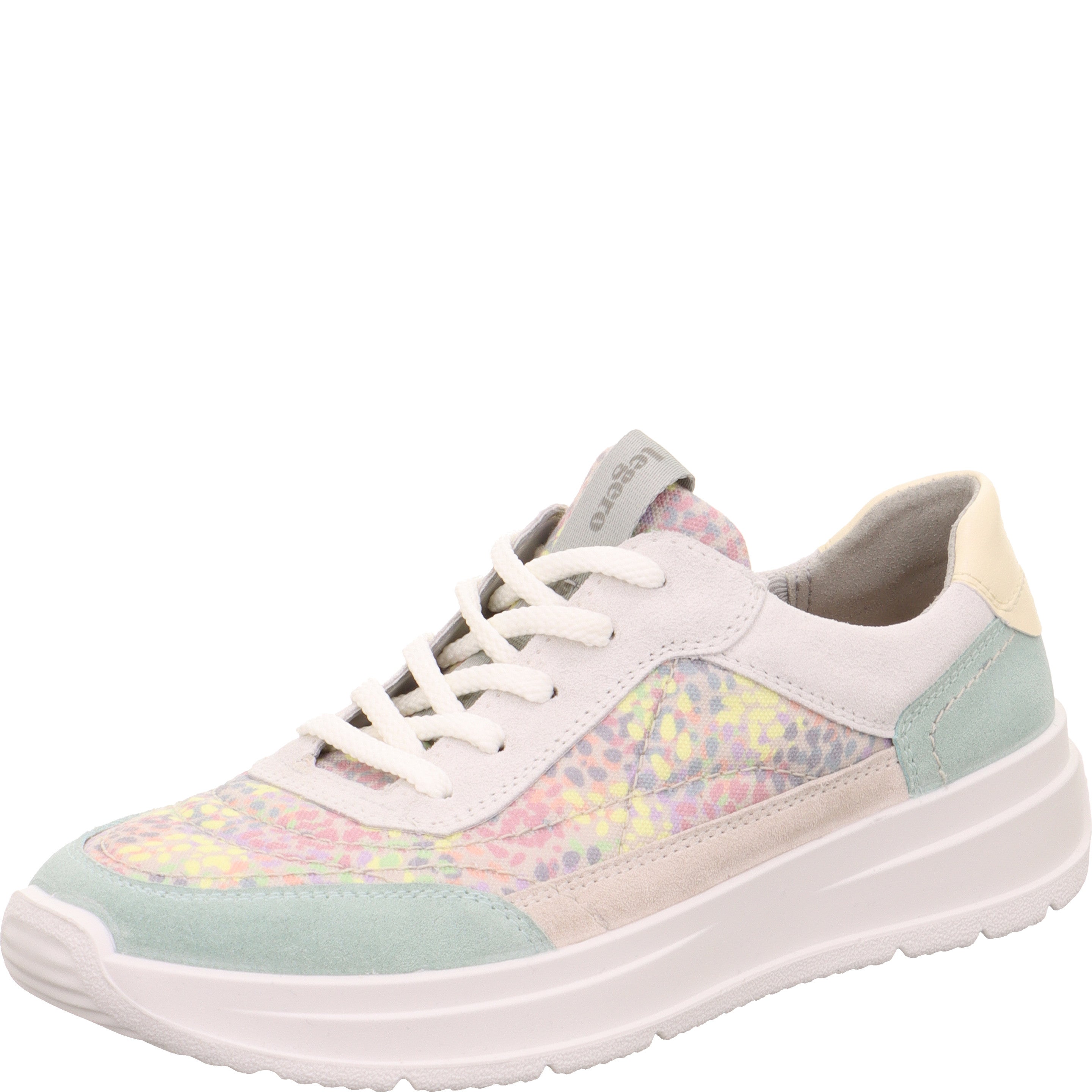 legero SPRINTER Damen  Sneaker low mit Schnürung - Farbe: Mehrfarbig Grün - Größe: 5.5
