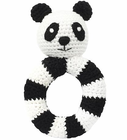 NatureZoo Rassel - Rund - Sir Panda - Schwarz/Weiß
