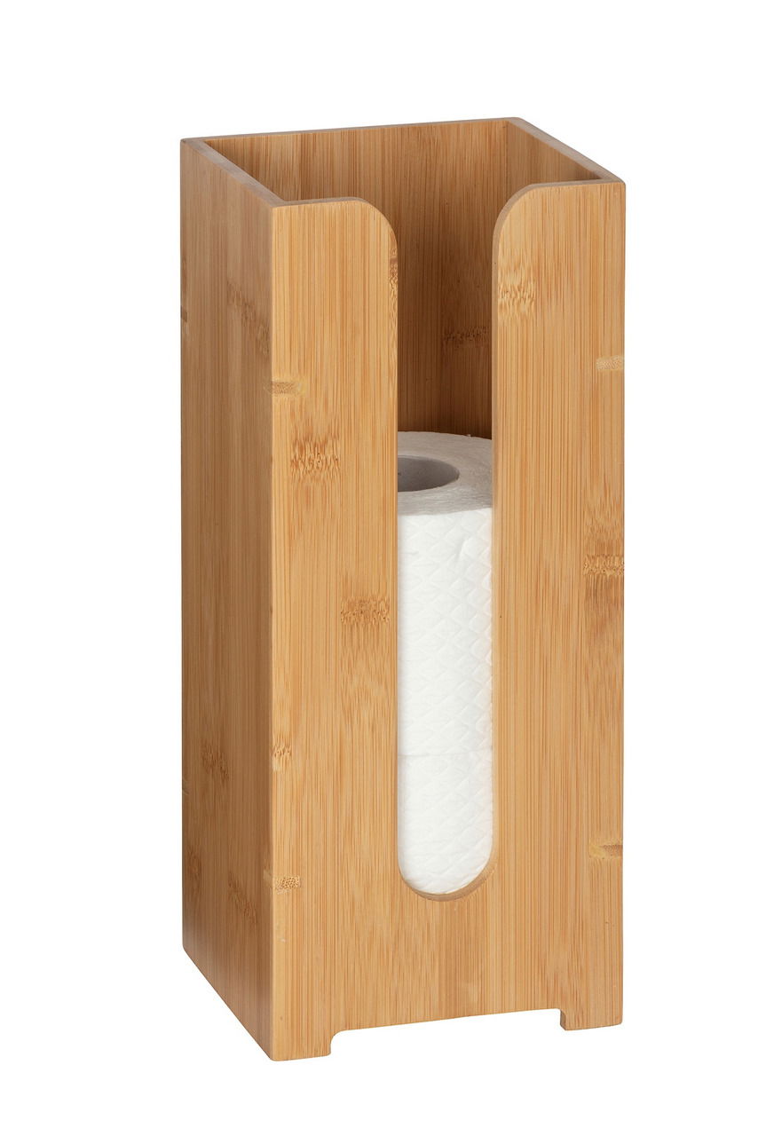 Wenko Toilettenpapier-Ersatzrollenhalter BAMBUSA