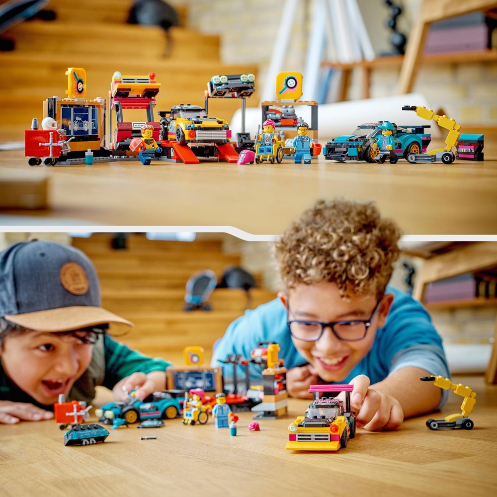 LEGO City 60389 Benutzerdefiniertes Autowerkstatt-Mechaniker-Set