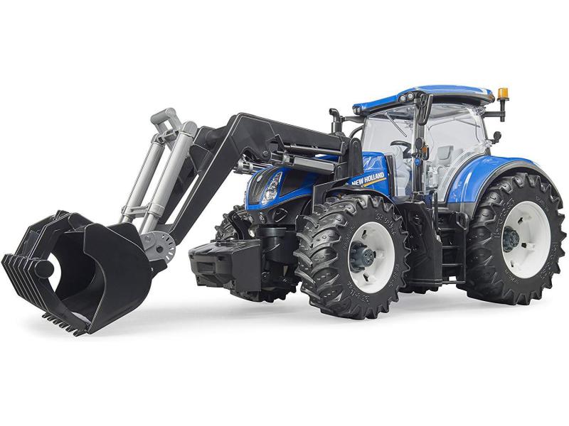 Bruder Spielwaren Landwirtschaftsfahrzeug New Holland T7.31 New Holland T7.315 mit Frontlader im Massstab 1:16