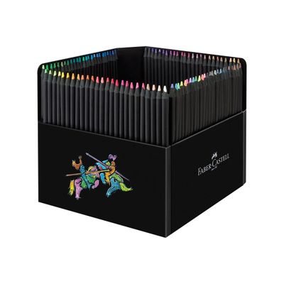 Faber-Castell Black Edition - 100 Crayons de couleur