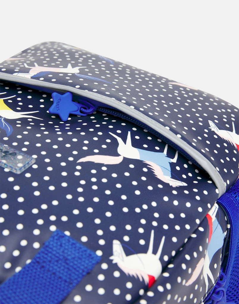 Rucksack ADVENTURE – HORSE & SPOTS (22x28x10) in navy