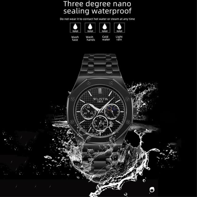 Armbåndsur Kvinde WLISTH Fashion Analog Quartz Ur Lysende