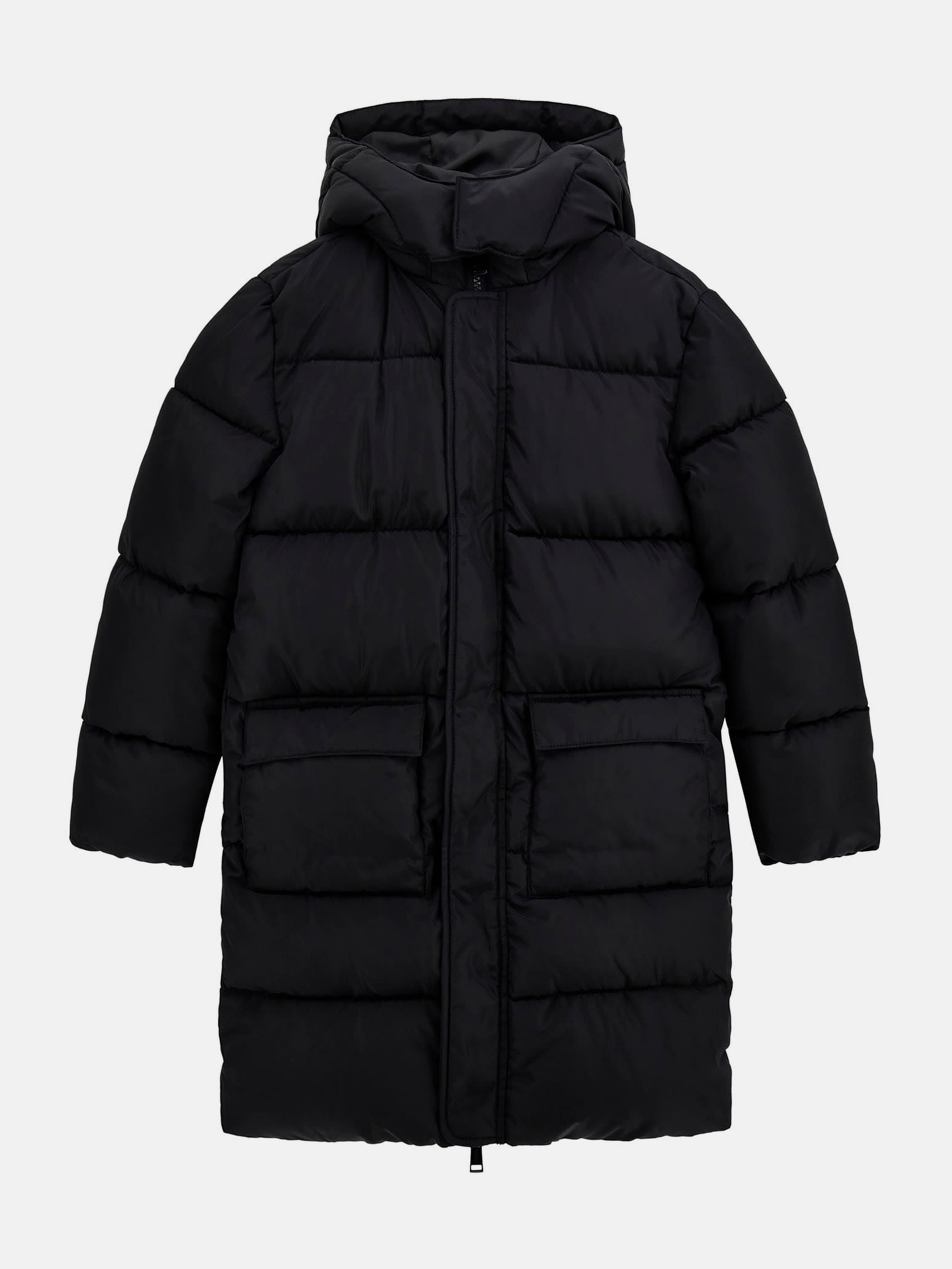 Casaco puffer com capuz Signature (7-16)