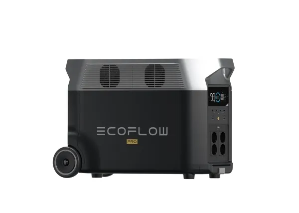 EcoFlow Delta Pro - Transportabel strømstation - AC 220-240 V - litiumjernfosfat - 3600 Wh - Wi-Fi, Bluetooth - output-stikforbindelser: 14