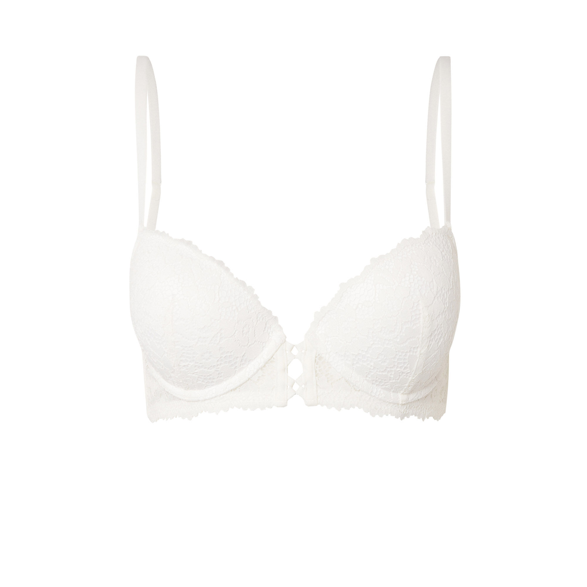 Soutien-gorge push-up en dentelle florale