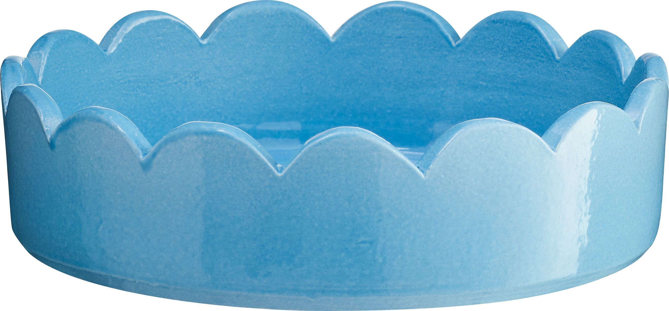 SE-CIAO Unterteller gross blau 19.5x5cm - Hellblau / H: 5.5 cm