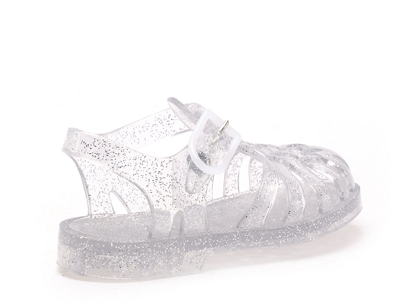 Meduse mules et sabots enfant sun argent