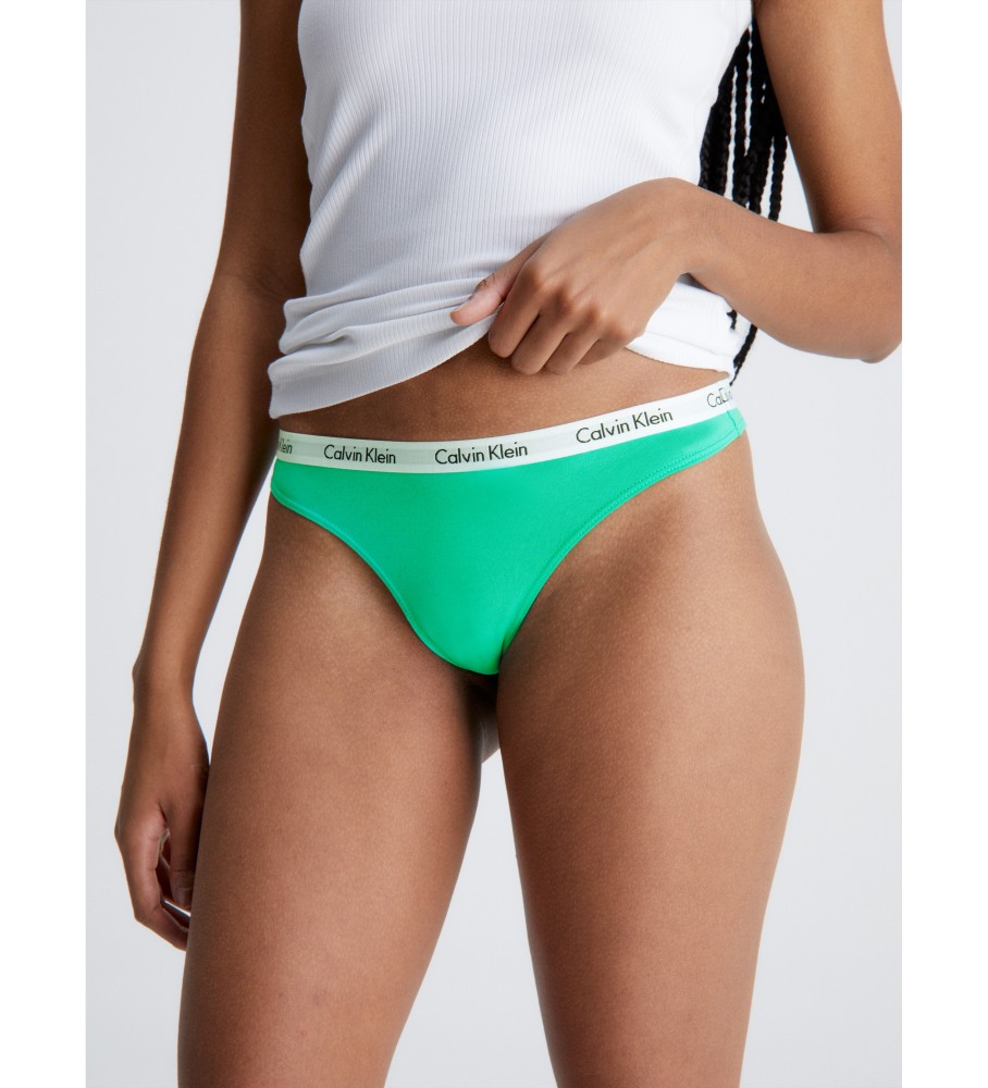 Conjunto de 5 tangas multicoloridas Calvin Klein Carousel