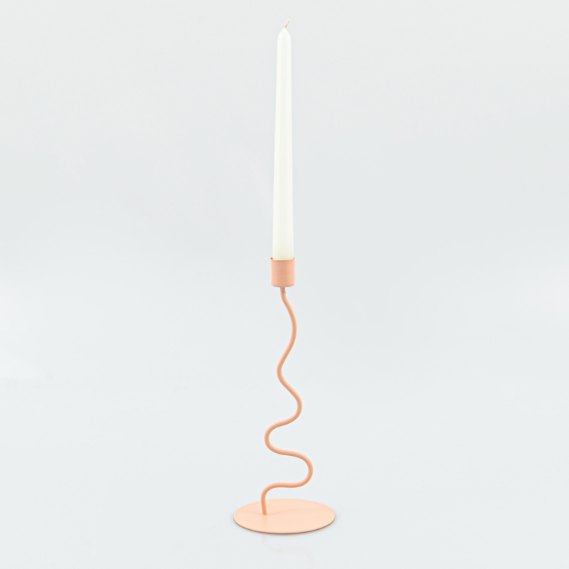Porte-bougie simple 'Ondula'