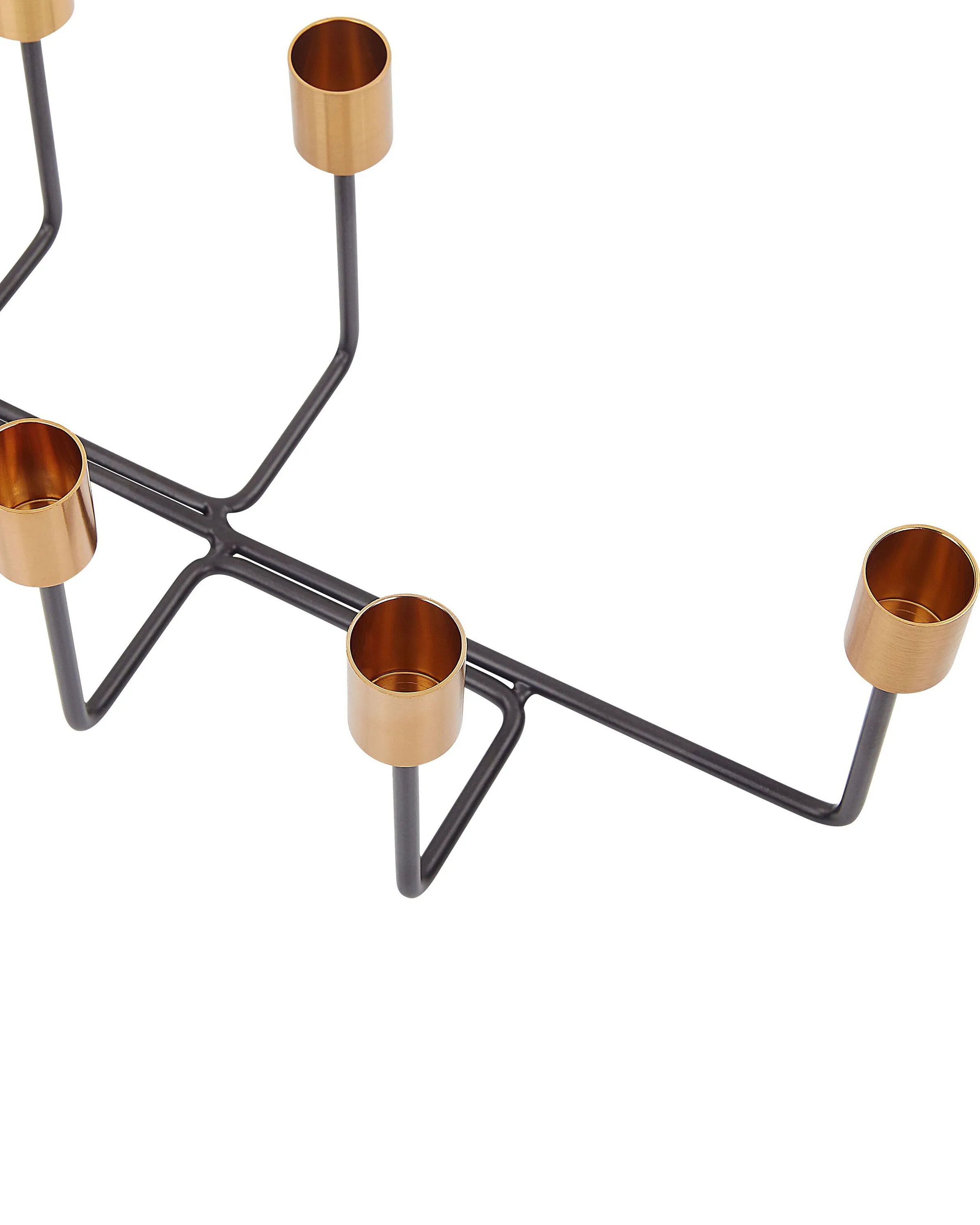 Kaarshouder BANGKA Metaal 12 cm Zwart