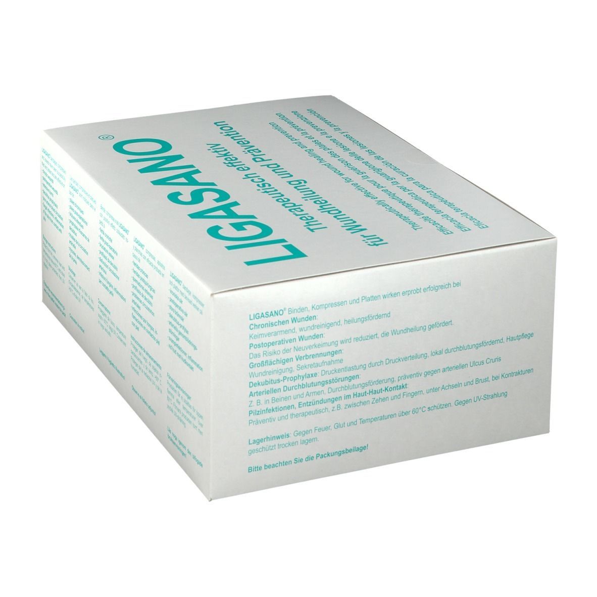 LIGASANO® Wundverband weiss steril 0,4 cm x 1,5 cm x 100 cm