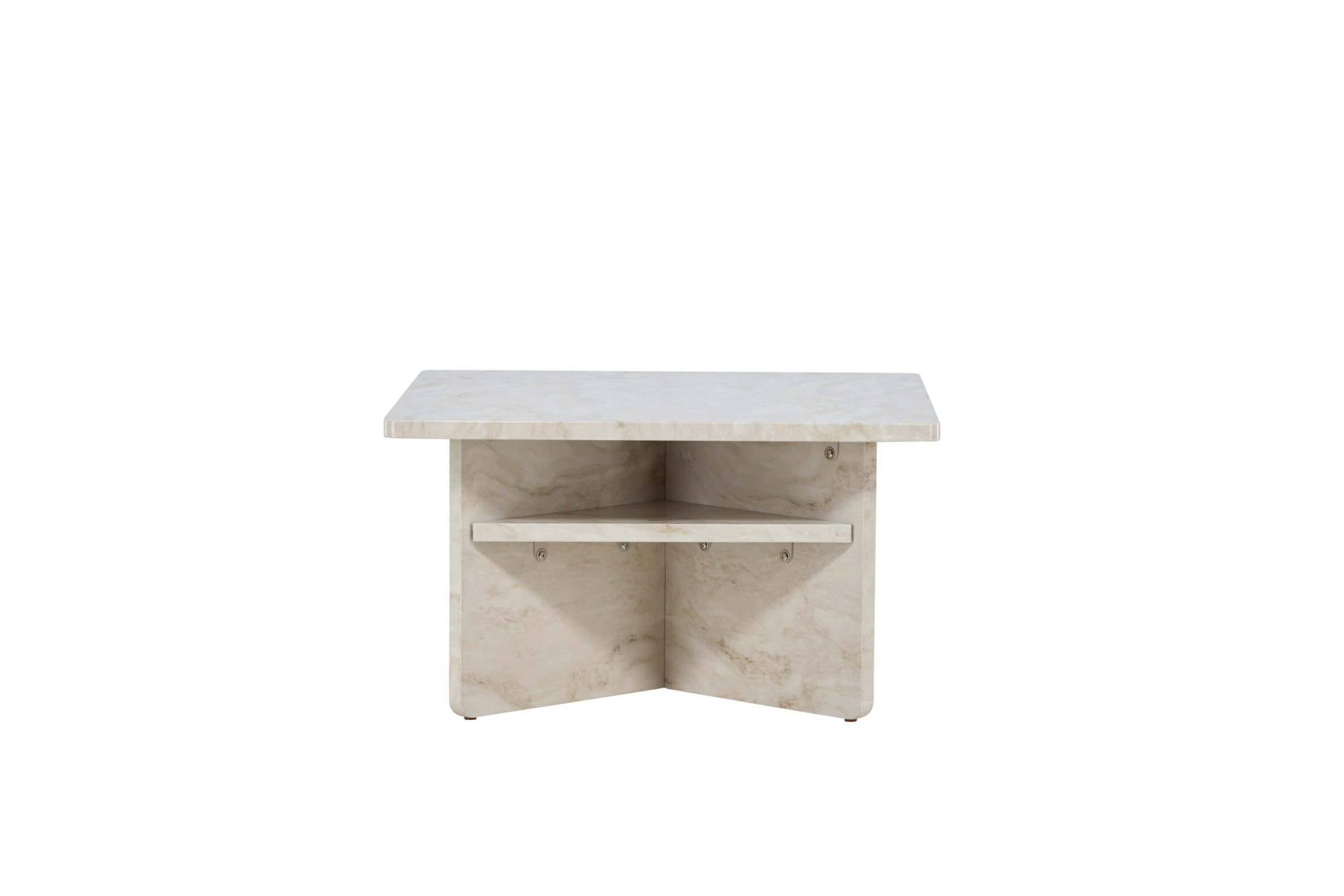 Kuopio Salontafel - 75 x 75 cm - Marmer look